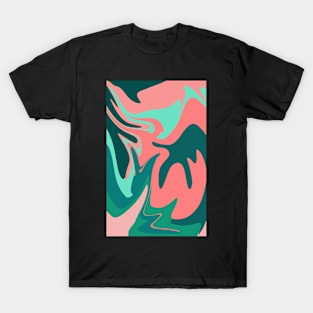 New colorful  geometric abstract T-Shirt